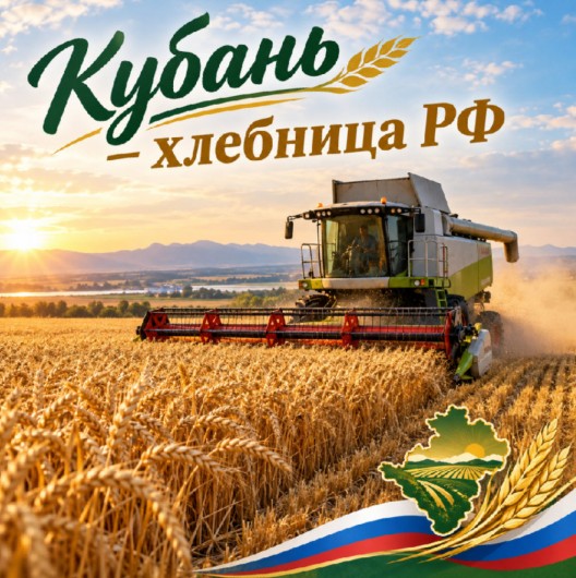 Кубань называют «хлебницей» России, урожай 2026 года.